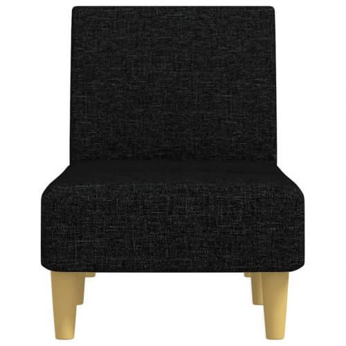 Chaiselong stof sort