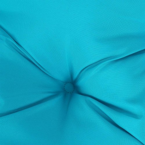 Hynder til havebænk - 2-delt sæt 150×50×7 cm - turkis stof