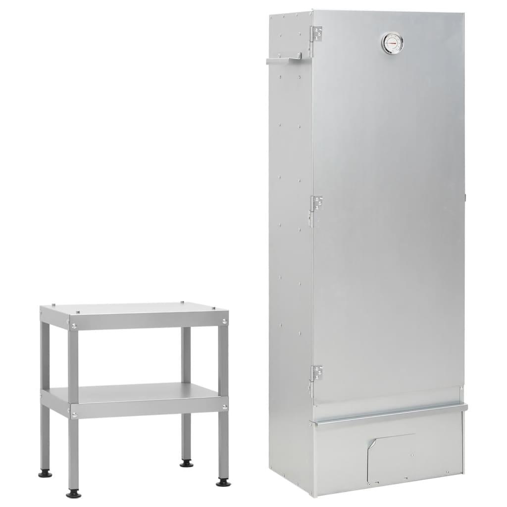 Rygeovn med bord galvaniseret stål billede