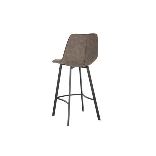 Barstol - sort/camel, metal, 56 × 49 × 110 cm