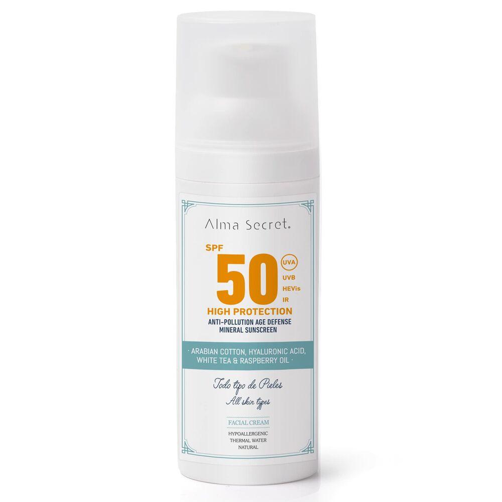 Solcreme SPF 50 ansigt - Alma Secret 172, 50 ml