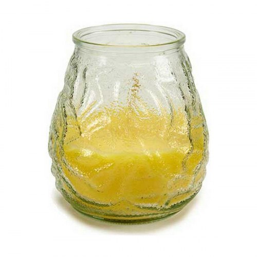 Duftlys citronella Ibergarden - gul glas, 6 stk.