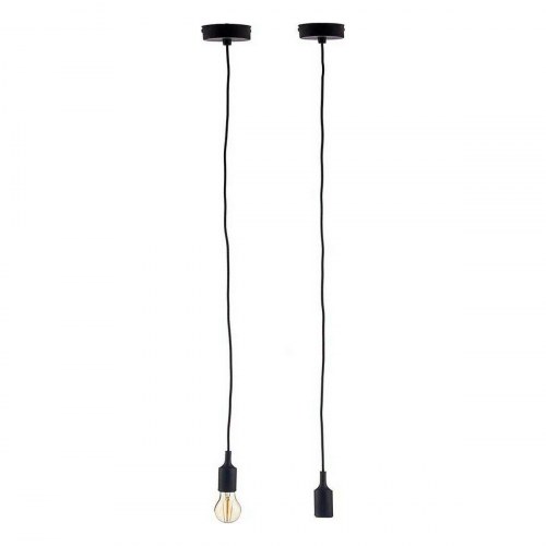 Pendel loftslampe - sort, 60 W, 220-250 V (6 stk.)
