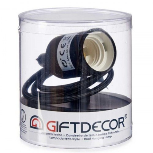 Pendel loftslampe - sort, 60 W, 220-250 V (6 stk.)