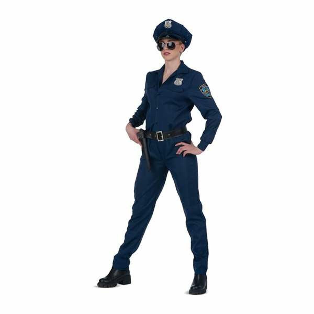 Kostume til voksne Blå Politi M/L