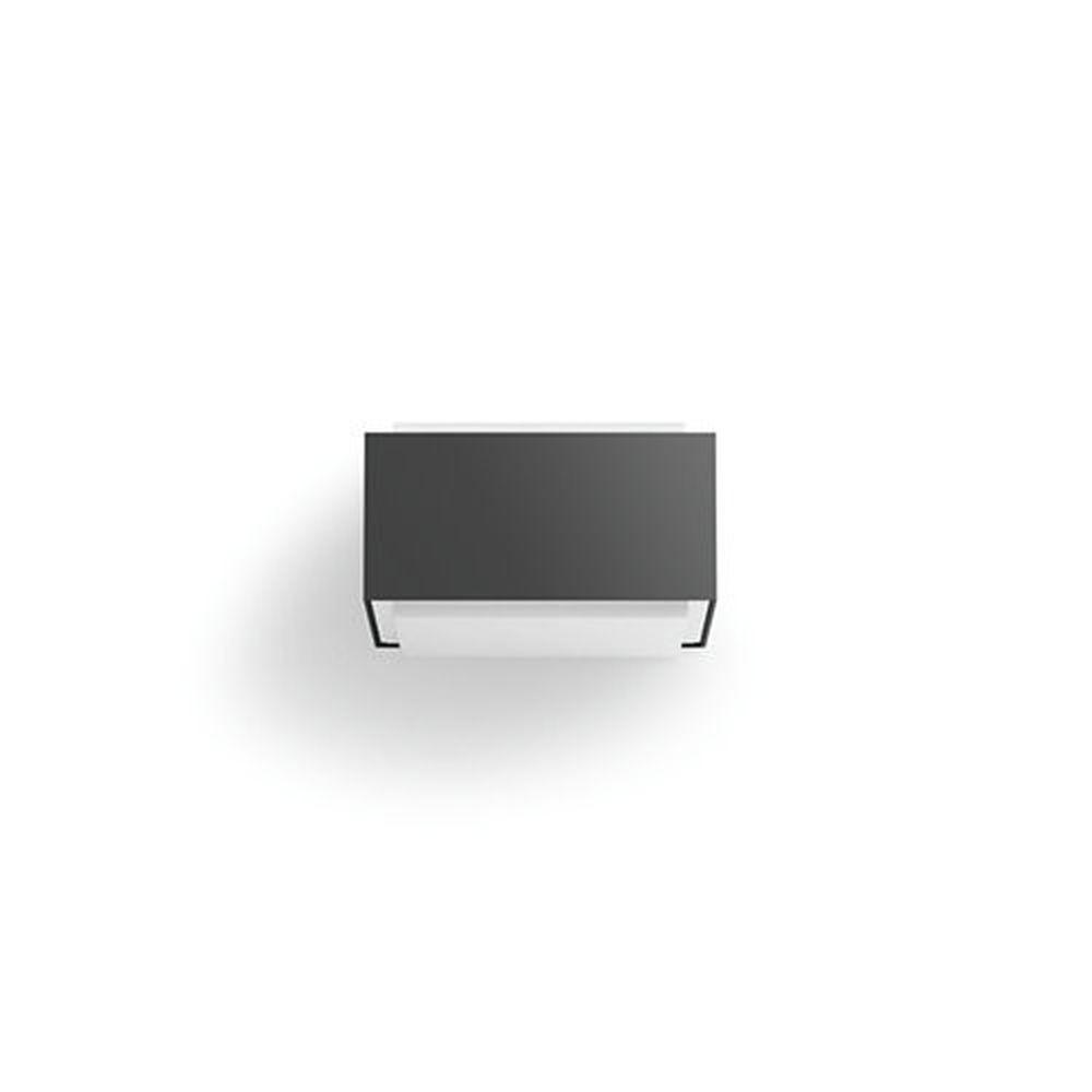 Philips væglampe udendørs - antracit, E27, IP44