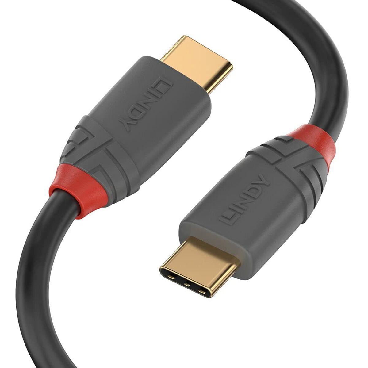 Usb C Kabel Lindy 36873 3 M Sort