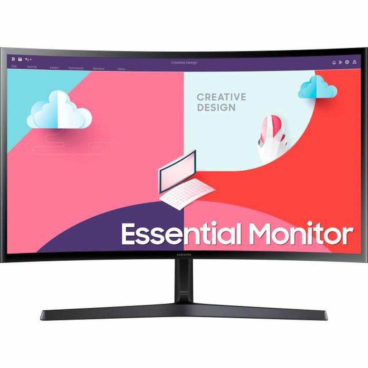 Skærm Samsung S24c366eau 24  " Amd Freesync 75 Hz