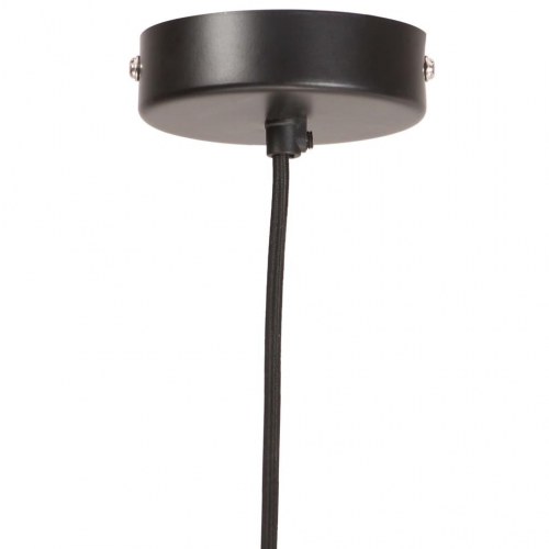 Hængelampe industrielt design 19 cm E27 - mat sort/brun