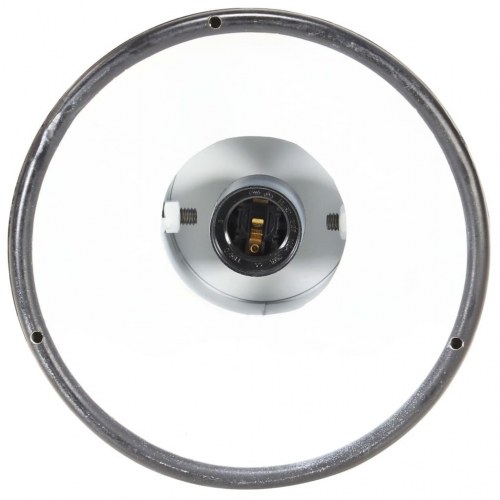 Hængelampe industrielt design 19 cm E27 - mat sort/brun