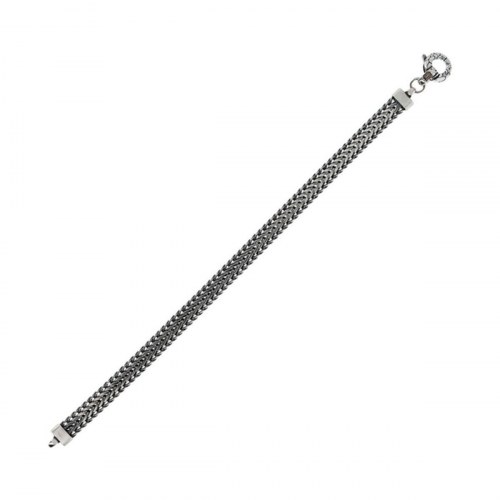 Albert M. armbånd til mænd WSOX00359.S - flettet design i stål-look