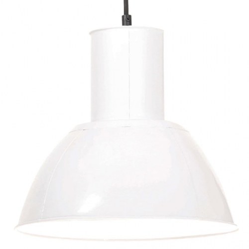 Hængelampe i jern - E27, 25 W, Ø28,5 cm, hvid