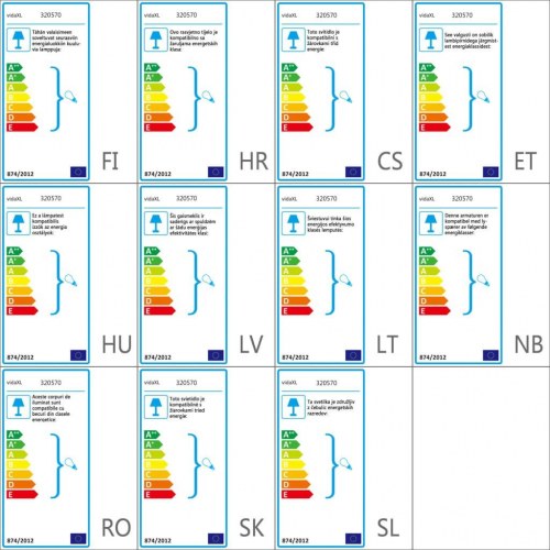Hængelampe i jern - E27, 25 W, Ø28,5 cm, hvid