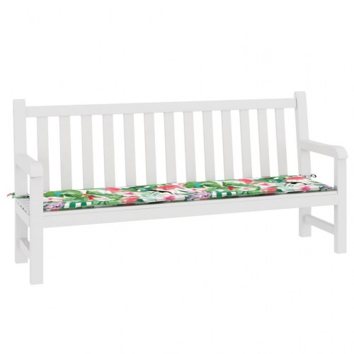 Hynde til havebænk 200×50×4 cm - oxfordstof, flerfarvet
