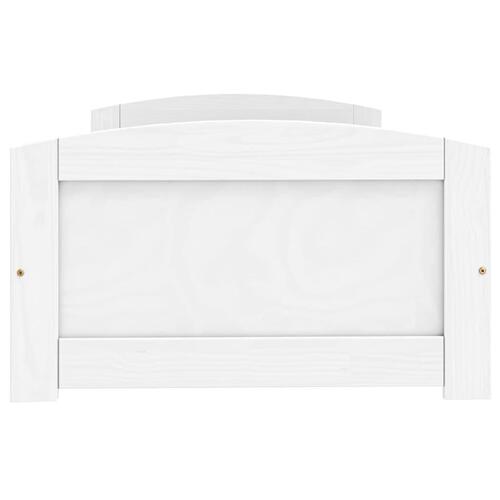 Daybed med to skuffer IRUN hvid 90x200 cm massivt fyrretræ