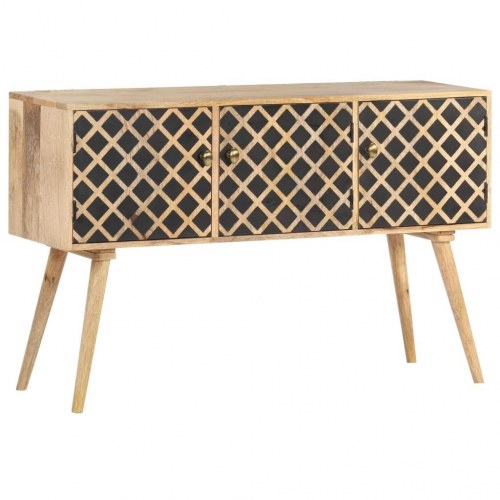Skænk 118x35x75 cm massivt mangotræ