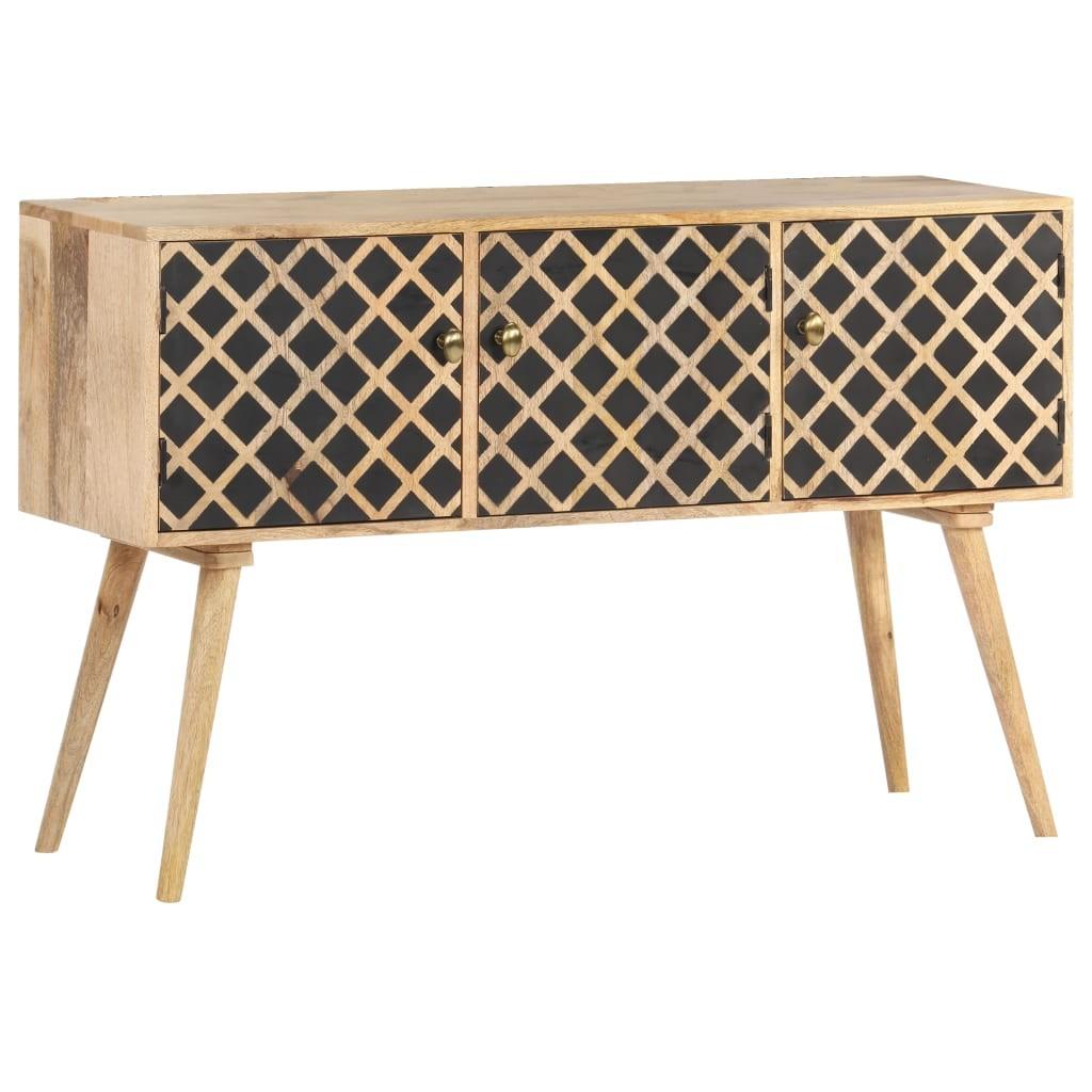 Skænk 118x35x75 cm massivt mangotræ