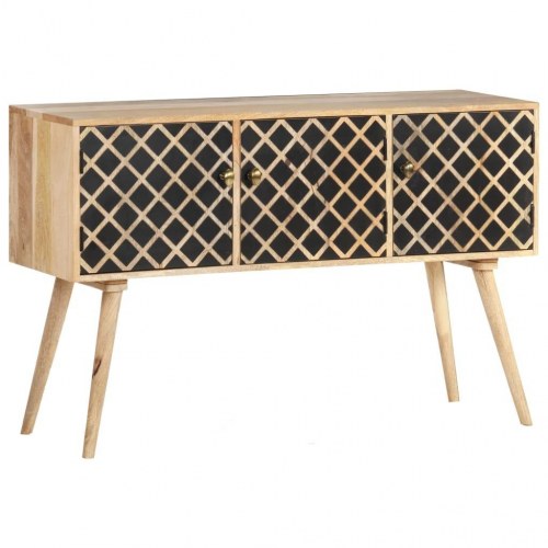 Skænk 118x35x75 cm massivt mangotræ