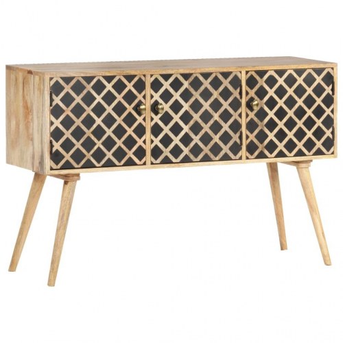 Skænk 118x35x75 cm massivt mangotræ