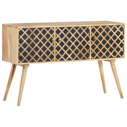 Skænk 118x35x75 cm massivt mangotræ