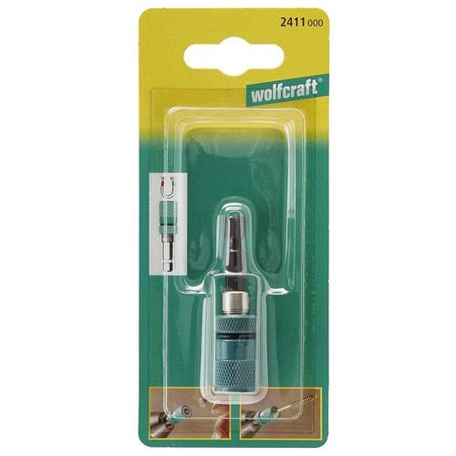 Wolfcraft bitholder med dybdestop og ringmagnet 2411000