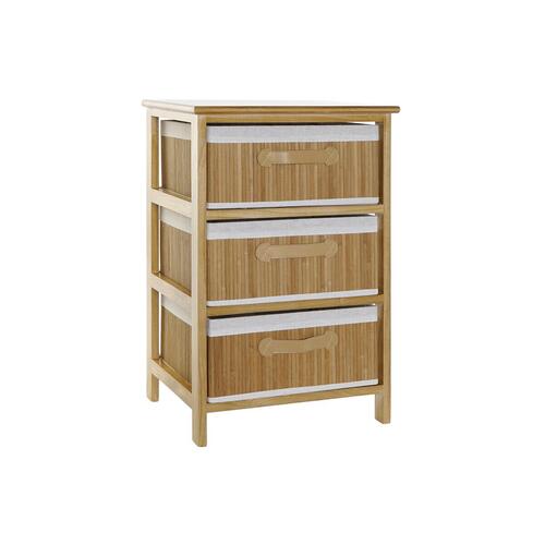 Kommode Natur Bambus Paulonia træ 42 x 32 x 63 cm