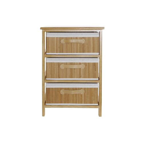 Kommode Natur Bambus Paulonia træ 42 x 32 x 63 cm