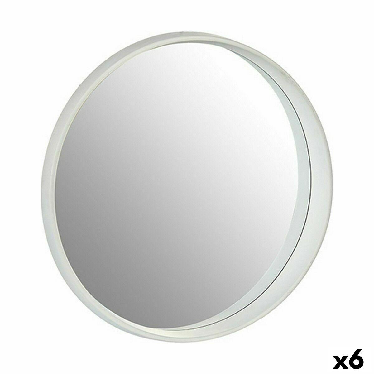 Vægspejl Metal Plastik Spejl 40 x 4,4 x 40 cm (6 enheder)
