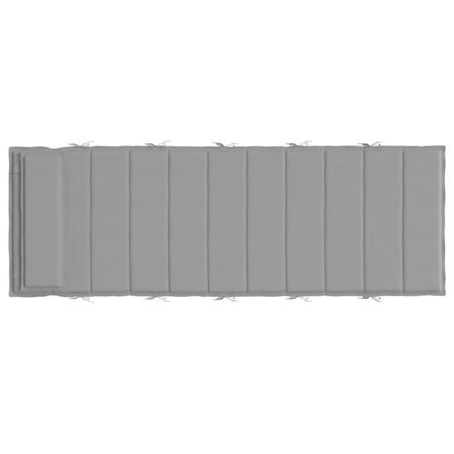 Hynde til liggestol 180x60x3 cm oxfordstof grå