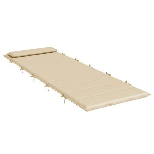 Hynde til liggestol 180x60x3 oxfordstof beige