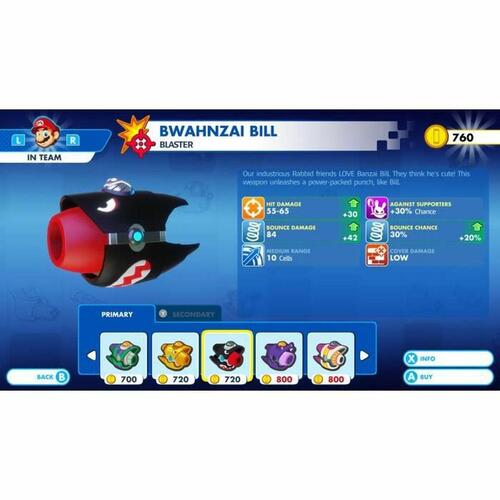 Videospil til Switch Ubisoft Mario + Raving Rabbids Kingdom Battle Download kode