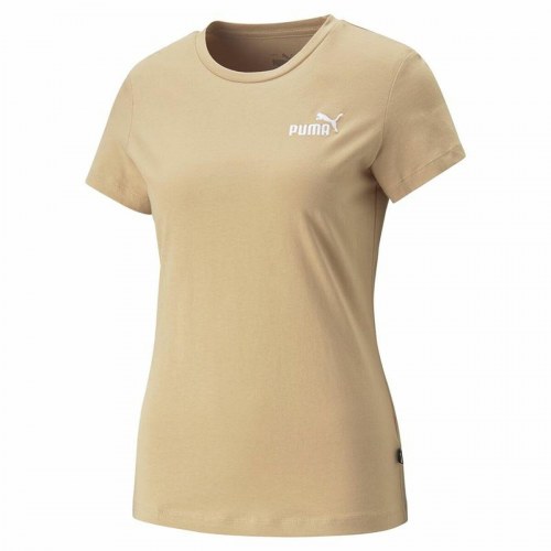 Puma Essentials+ Embroidery T-shirt til kvinder, brun - XS