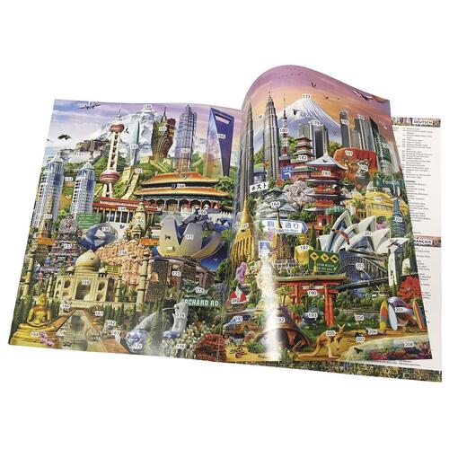 Puslespil Educa 17570 Around the World 42000 Dele 749 x 157 cm
