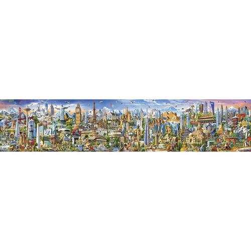 Puslespil Educa 17570 Around the World 42000 Dele 749 x 157 cm