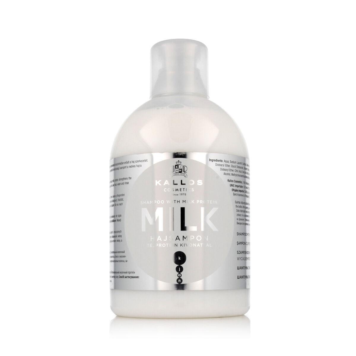 Fugtgivende shampoo Kallos Cosmetics Keratin And Milk Protein 1 L