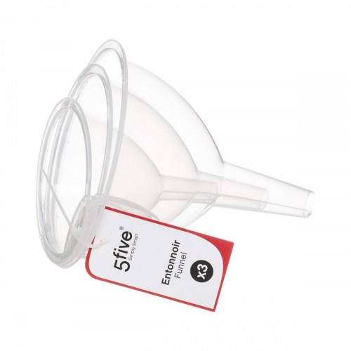 Secret de Gourmet tragt-sæt i gennemsigtig plastik - 3 dele