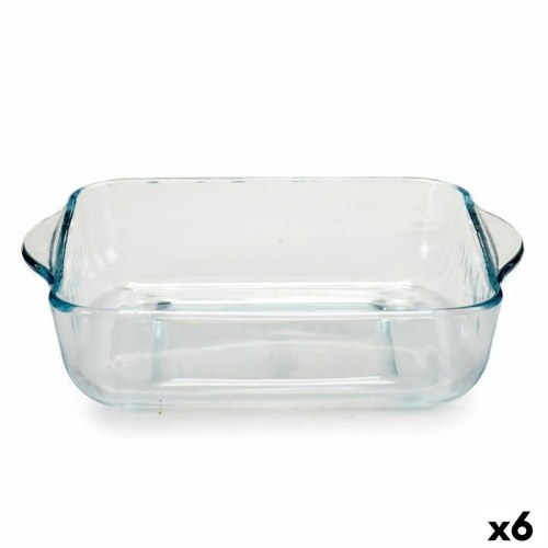 Ovnsfast fad Pasabahce Borcam 1,9 l med håndtag - 22 × 6 × 25,5 cm (6 stk)