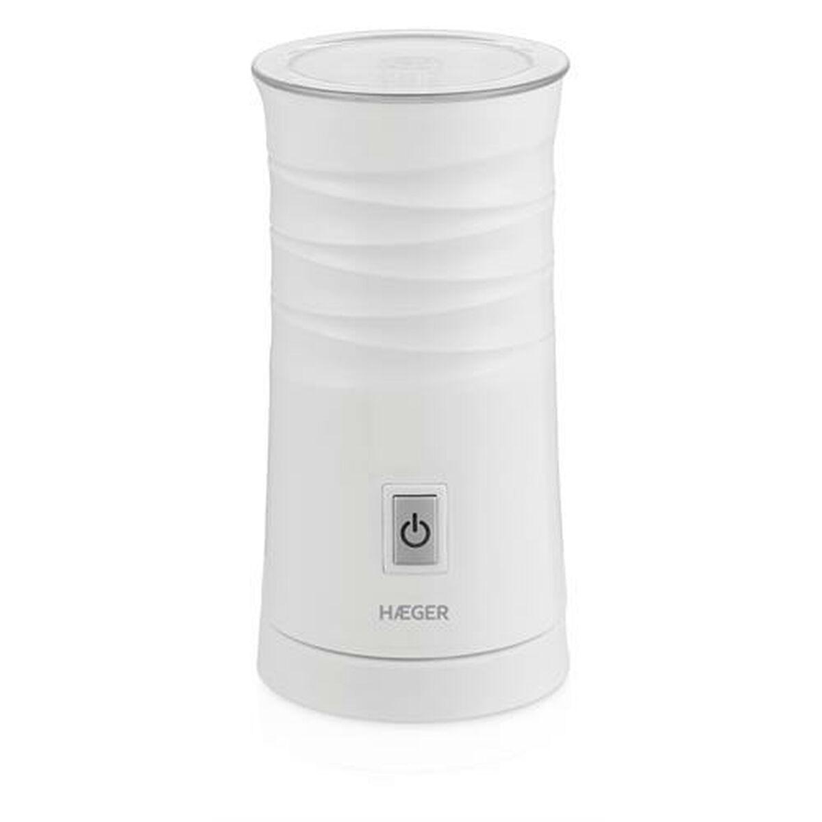 Haeger MF-220.001A mælkeskummer, 500 W, 115 ml, hvid