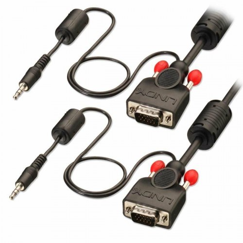 LINDY VGA-kabel med lyd 2 m (han-han)