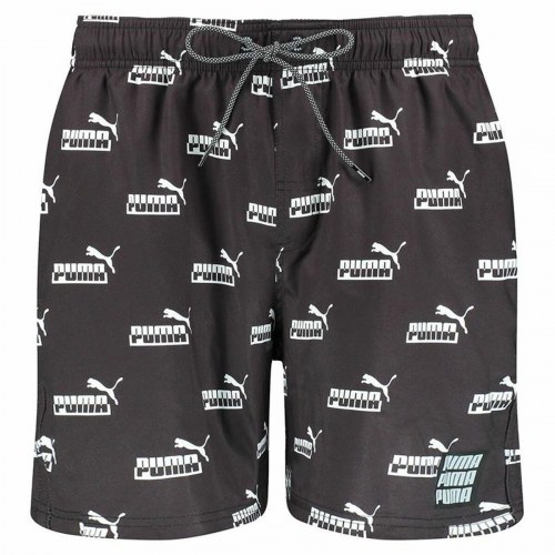 Puma badebukser Logo AOP N1 - Sort (M)