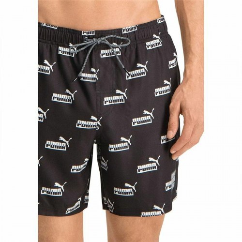 Puma badebukser Logo AOP N1 - Sort (M)