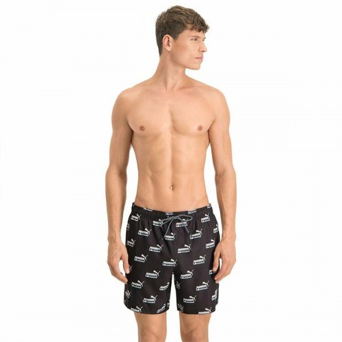Puma badebukser Logo AOP N1 - Sort (M)