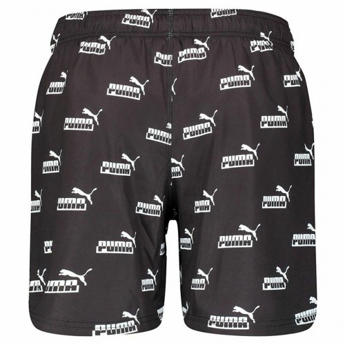 Puma badebukser Logo AOP N1 - Sort (M)