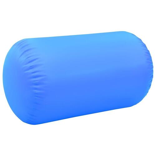 Oppustelig gymnastikrulle med pumpe 100x60 cm PVC blå