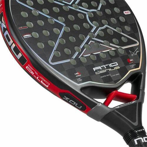 Padel bat Nox T10 Genius 18K By Agustin Tapia Sort