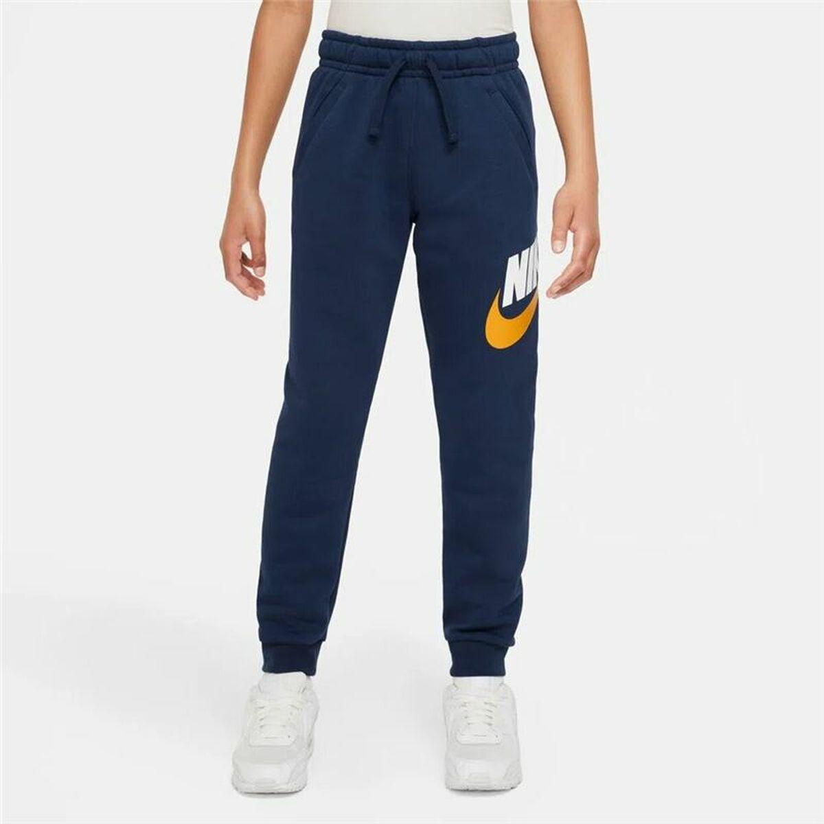 Træningsdragt Til Børn Underdele Nike Sportswear Club Fleece Blå Mørkeblå 8 10 år