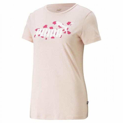 Puma ESS+ Animal T-shirt dame - laksefarvet, str. S