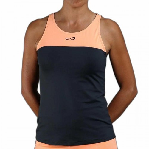 Endless Lace sportstop - laksefarvet/sort, dame L