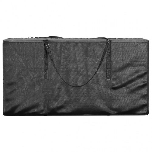 Opbevaringsposer til juletræ - 2 stk., PE, sort, 150 × 75 × 75 cm