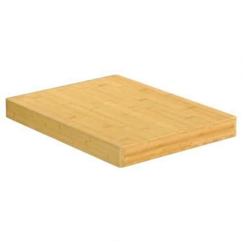 Skærebræt i bambus 30 × 40 × 4 cm - robust køkkenbræt